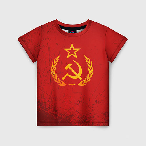 Детская футболка СССР серп и молот / 3D-принт – фото 1