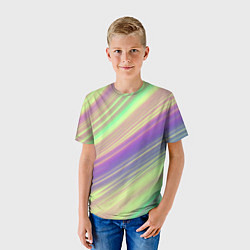 Футболка детская Весенние переливы, цвет: 3D-принт — фото 2