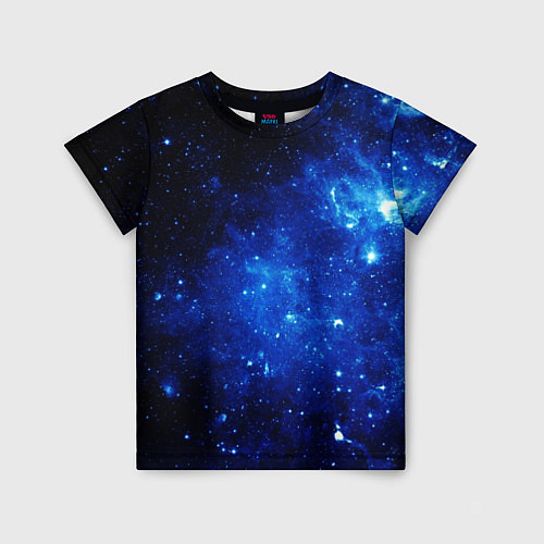 Детская футболка Сияние космоса / 3D-принт – фото 1