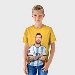 Футболка детская Lionel Messi 10, цвет: 3D-принт — фото 2