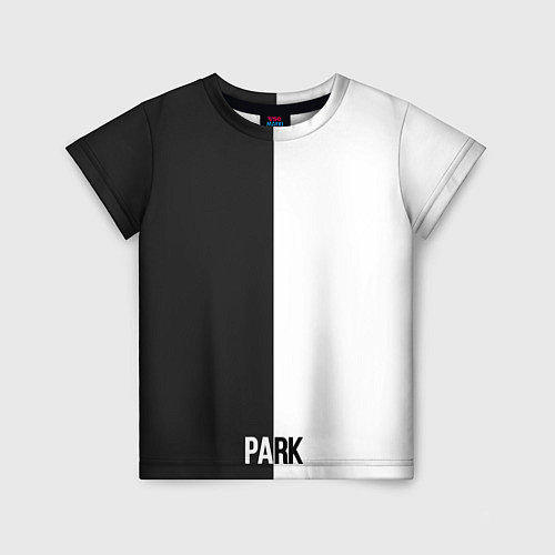 Детская футболка Двухцветный Парк / 3D-принт – фото 1