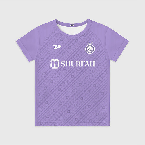 Детская футболка Криштиану Роналду Аль Наср форма четвертая / 3D-принт – фото 1