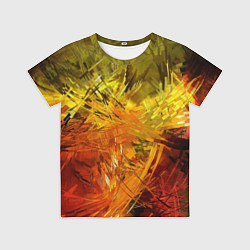Футболка детская Крисстализация пламени, цвет: 3D-принт