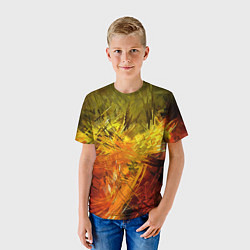 Футболка детская Крисстализация пламени, цвет: 3D-принт — фото 2