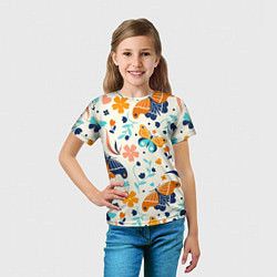 Футболка детская Волшебная весна, цвет: 3D-принт — фото 2