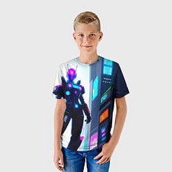 Футболка детская Урбан Японии, цвет: 3D-принт — фото 2