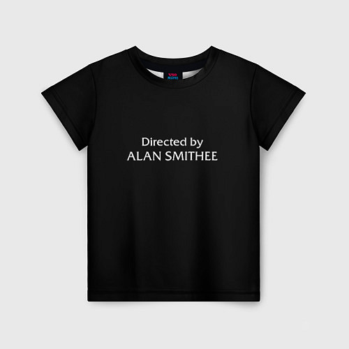 Детская футболка Алан Смити - не существующий режиссер / 3D-принт – фото 1