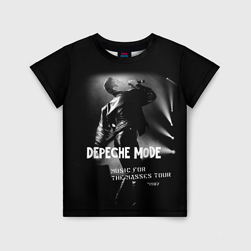 Детская футболка Depeche Mode - Music for the Masses tour / 3D-принт – фото 1
