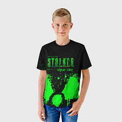 Футболка детская Stalker clear sky radiation, цвет: 3D-принт — фото 2