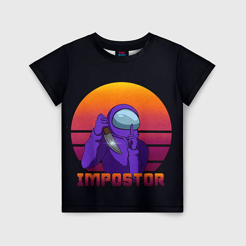 Детская футболка Impostor / 3D-принт – фото 1
