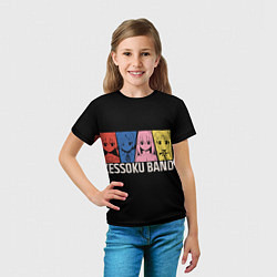 Футболка детская Одинокий рокер персонажи, цвет: 3D-принт — фото 2