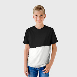 Футболка детская Оторванный лист бумаги, цвет: 3D-принт — фото 2