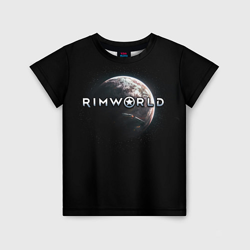 Детская футболка Rimworld planet / 3D-принт – фото 1