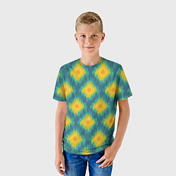 Футболка детская Этника узор, цвет: 3D-принт — фото 2