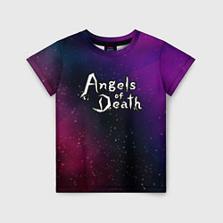 Футболка детская Angels of Death gradient space, цвет: 3D-принт