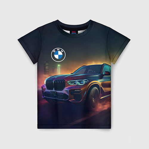 Детская футболка BMW midjourney / 3D-принт – фото 1