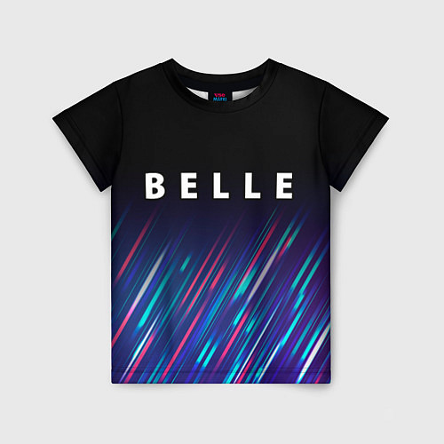 Детская футболка Belle stream / 3D-принт – фото 1