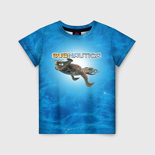Детская футболка Subnautica приключение / 3D-принт – фото 1