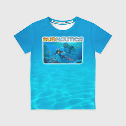Футболка детская Subnautica приключение, цвет: 3D-принт