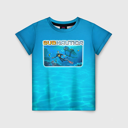 Детская футболка Subnautica приключение / 3D-принт – фото 1