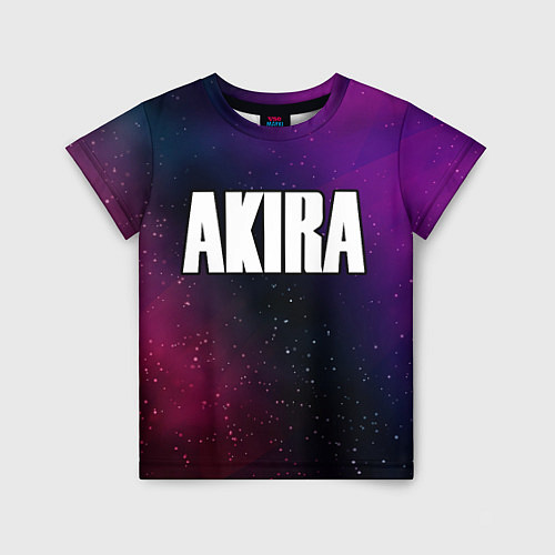 Детская футболка Akira gradient space / 3D-принт – фото 1