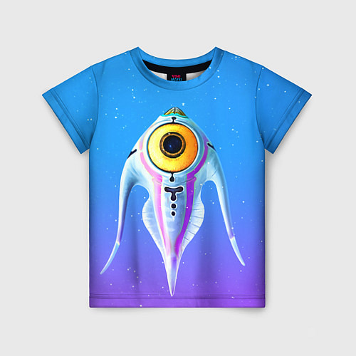 Детская футболка Subnautica инопланетная рыба / 3D-принт – фото 1