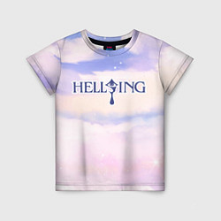 Детская футболка Hellsing sky clouds