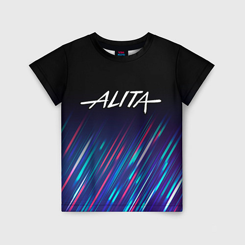 Детская футболка Alita stream / 3D-принт – фото 1