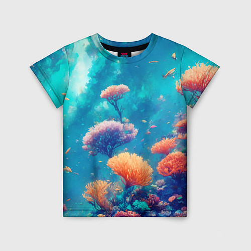 Детская футболка Океанские глубины / 3D-принт – фото 1