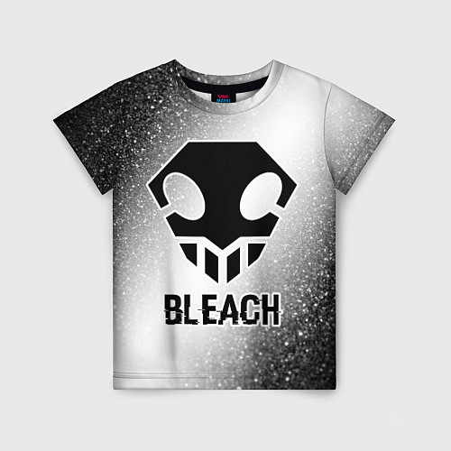 Детская футболка Bleach glitch на светлом фоне / 3D-принт – фото 1