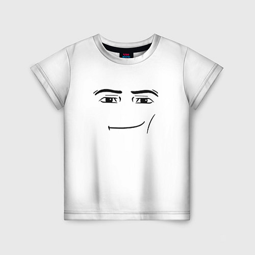 Детская футболка Одежда Man Face Roblox / 3D-принт – фото 1