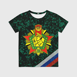 Футболка детская Пограничные войска РФ, цвет: 3D-принт