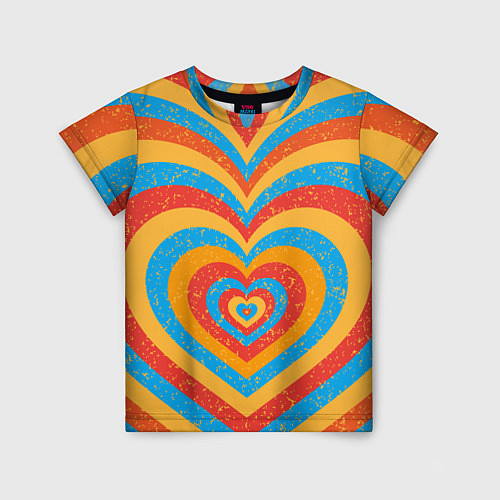 Детская футболка Sunny heart / 3D-принт – фото 1