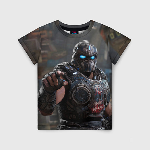 Детская футболка Gears of war Клейтон Кармайн / 3D-принт – фото 1