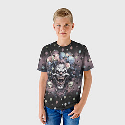 Футболка детская Клоун зомби, цвет: 3D-принт — фото 2