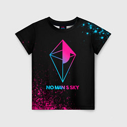 Футболка детская No Mans Sky - neon gradient, цвет: 3D-принт