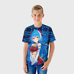 Футболка детская Геншин Импакт: Гань Юй Персонаж, цвет: 3D-принт — фото 2