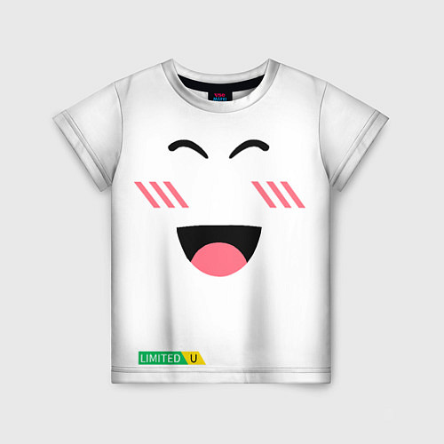 Детская футболка Roblox Super Happy Face / 3D-принт – фото 1