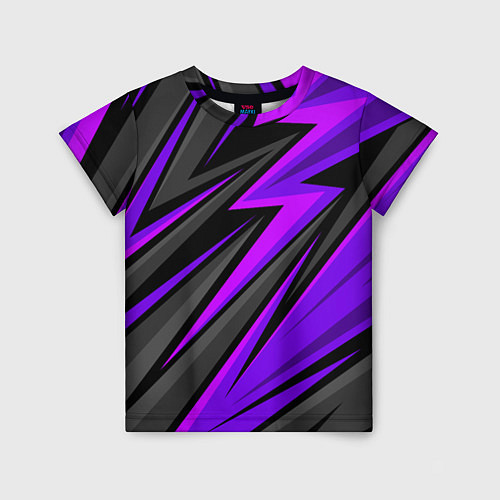 Детская футболка Спорт униформа - пурпурный / 3D-принт – фото 1