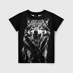 Детская футболка Злой волчара