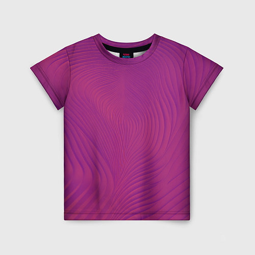 Детская футболка Фантазия в пурпурном / 3D-принт – фото 1