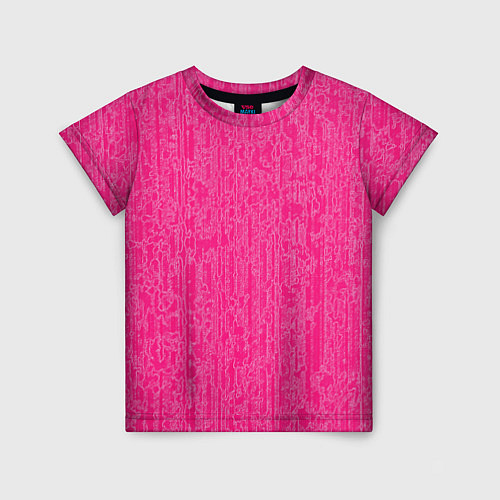 Детская футболка Очень розовый / 3D-принт – фото 1