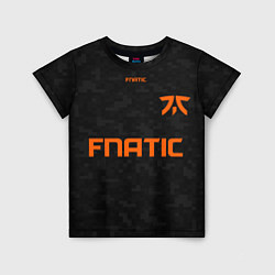 Футболка детская Форма Fnatic pixels, цвет: 3D-принт