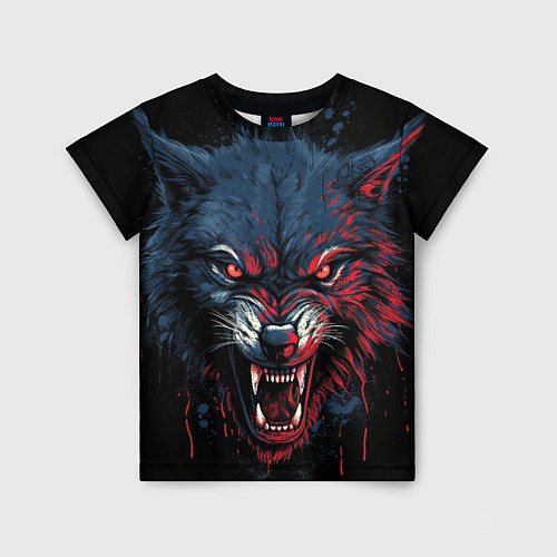 Детская футболка Wolf fantasy / 3D-принт – фото 1