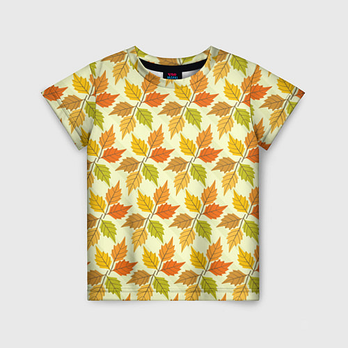 Детская футболка Осенний марафон / 3D-принт – фото 1
