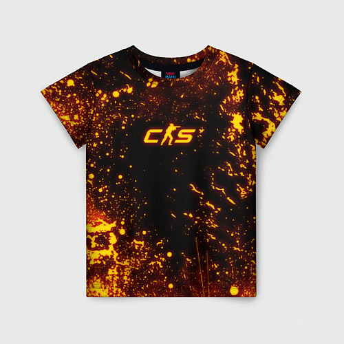 Детская футболка Fire CS2 / 3D-принт – фото 1