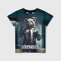 Футболка детская Payday 3 bear, цвет: 3D-принт