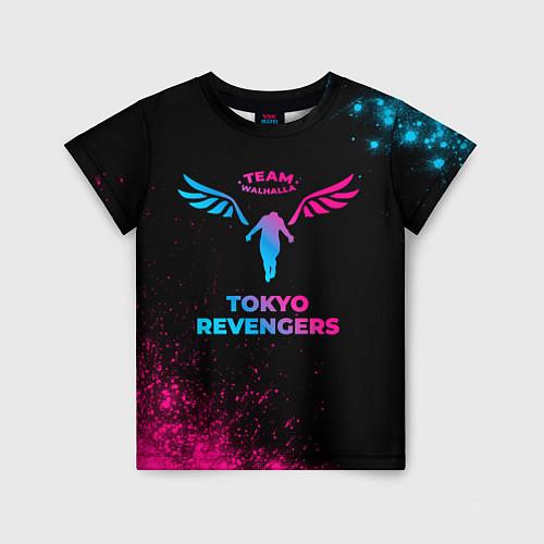 Детская футболка Tokyo Revengers - neon gradient / 3D-принт – фото 1