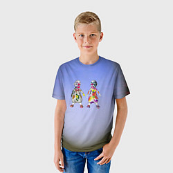 Футболка детская Два чудаковатых клоуна, цвет: 3D-принт — фото 2
