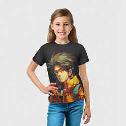 Футболка детская Аниме в живописи, цвет: 3D-принт — фото 2